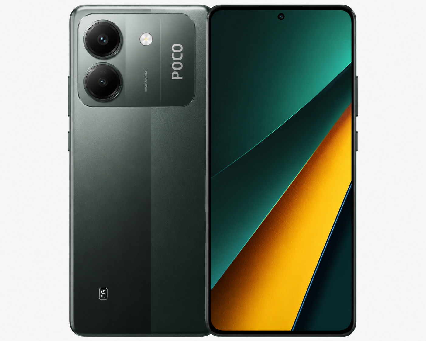 Poco M7 Pro 5G smartphone front and back view – Best 5G Smartphones Under 15000